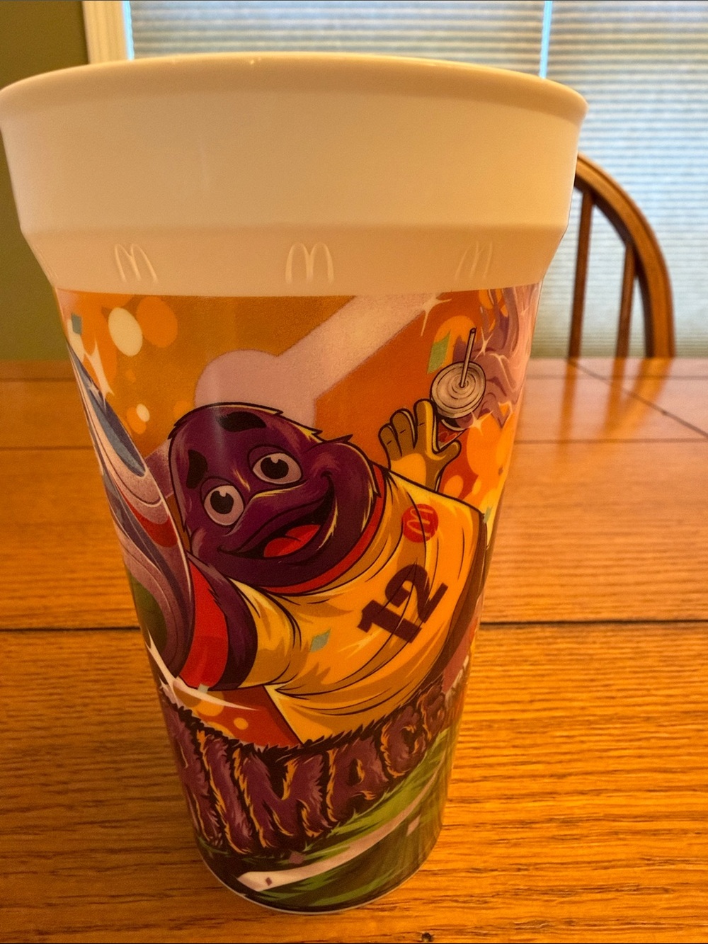 McDonald's Purple Mascot Soccer Promo Cup - Picture 5 of 5